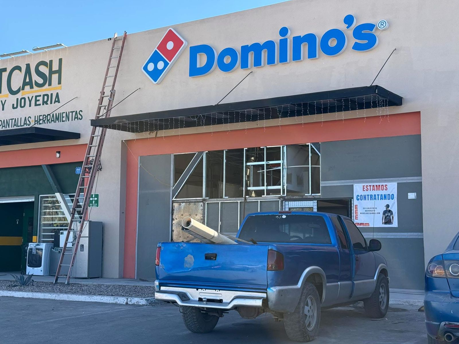 La nueva sucursal de Domino’s Pizza en Agua Prieta estará ubicada junto a Bodega Aurrerá, en la plaza comercial sobre la Carretera Federal.