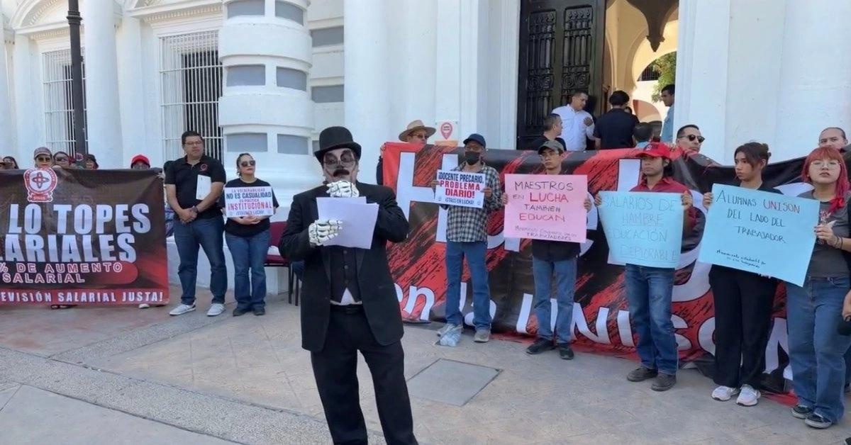 Sindicato de la Universidad de Sonora acusa a autoridades de negarse al diálogo