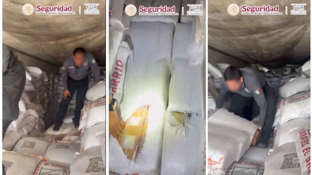 Decomisan en Sonora más de tres toneladas de metanfetamina dentro de costales de alimento para ganado