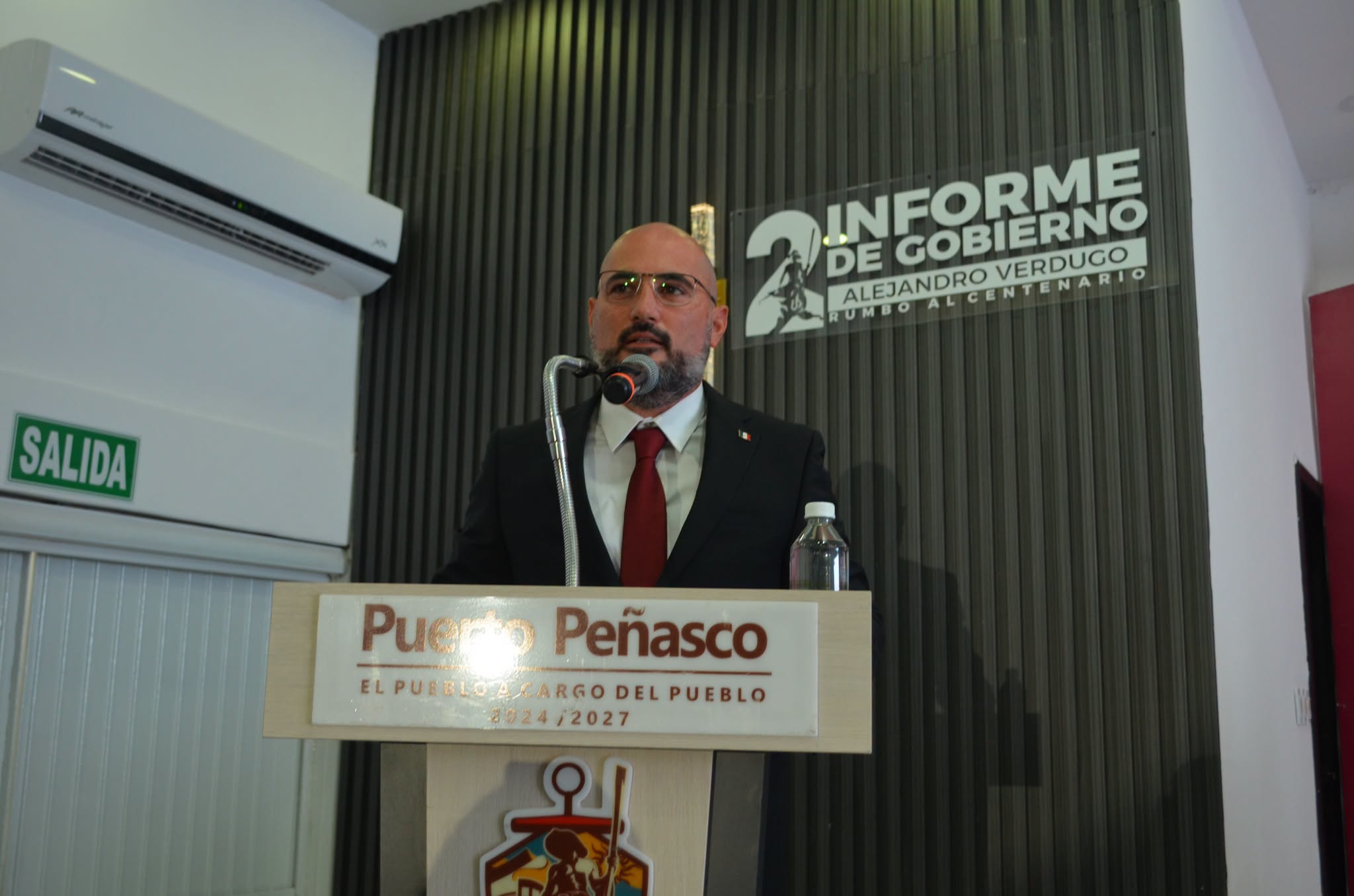 Alejandro Verdugo presentó su 2do Informe de Gobierno en Puerto Peñasco