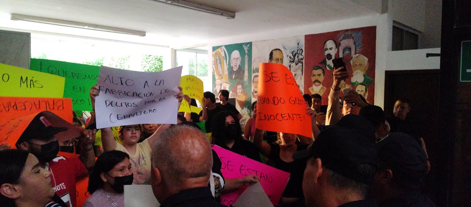 Protestan ciudadanos ante la creciente inseguridad en Puerto Peñasco