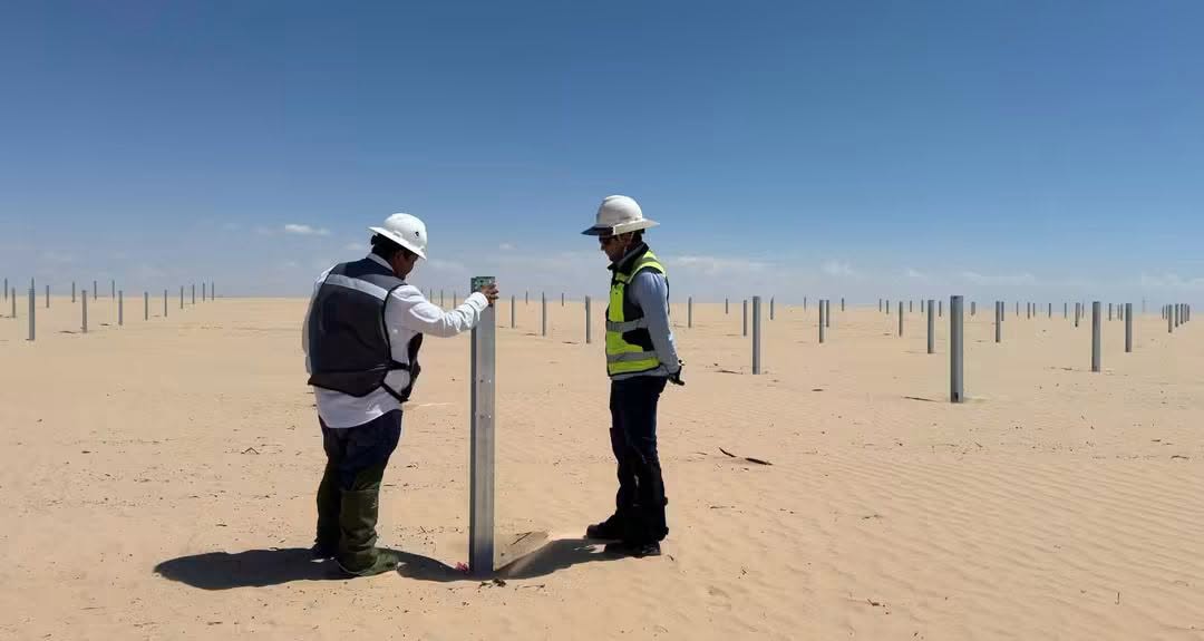 Reportan avances en la tercera etapa de la Central Fotovoltaica de Peñasco