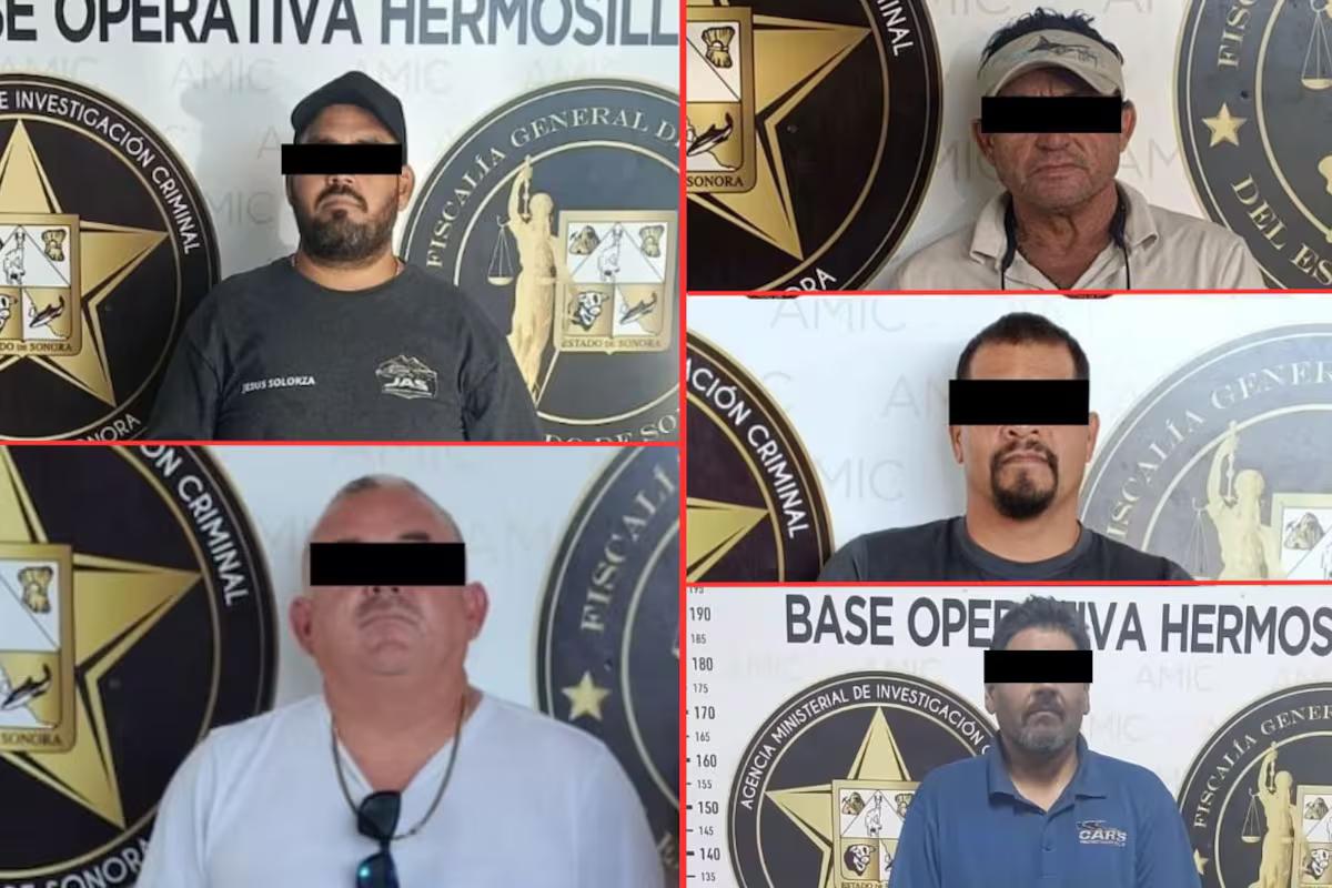 Cinco detenidos por despojo de terrenos del Gobierno de Sonora en San Carlos valuados en cientos de millones de pesos